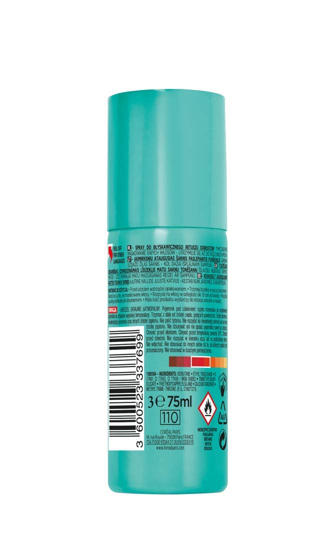 L'Oréal Paris Magic Retouch Temporary Root Touch Up Spray, Dark Brown 75ml