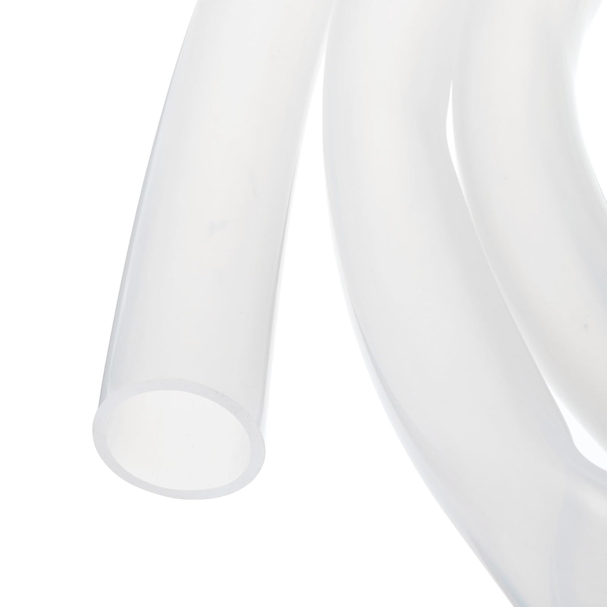 3.3ft Silicone Tubing 4mm ID 6mm OD Clear Industrial Plastic Tubing Pure Silicone Hoses for Pump Siphoning Draining Irrigation Brewing, 1/4"