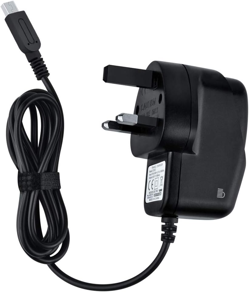 AMEEGO UK Wall Charger AC Power Adapter for Nintendo 3DS / 3DS XL / 2DS / DSi/DSi XL/New 3DS / New 3DS XL/New 2DS XL, 100-240V, Output 5V 1A