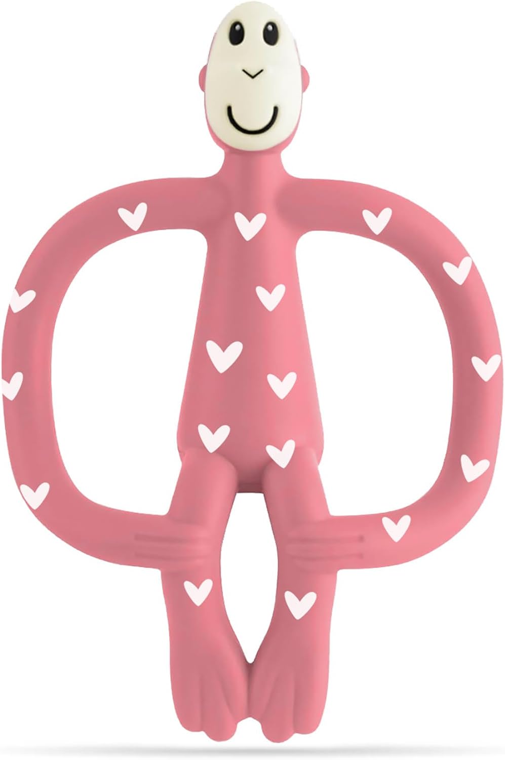 Matchstick Monkey Original Teether with Gel Applicator, Hearts