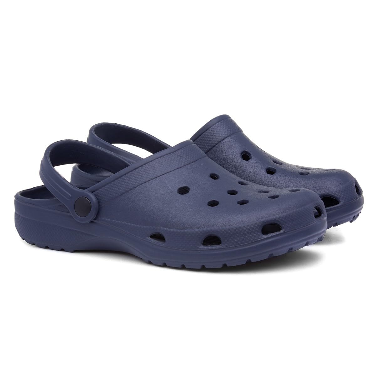 Shoe Zone - Adults Black Slip On EVA Clog Sandal