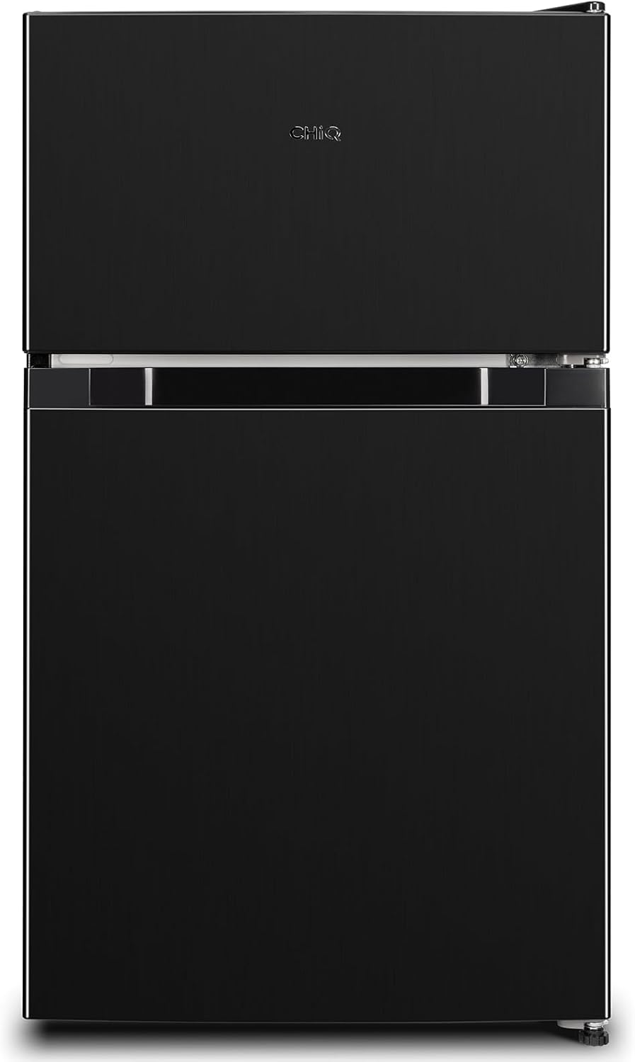 CHiQ 86L Compact Top Freezer Refrigerator with 85cm & LED Black
