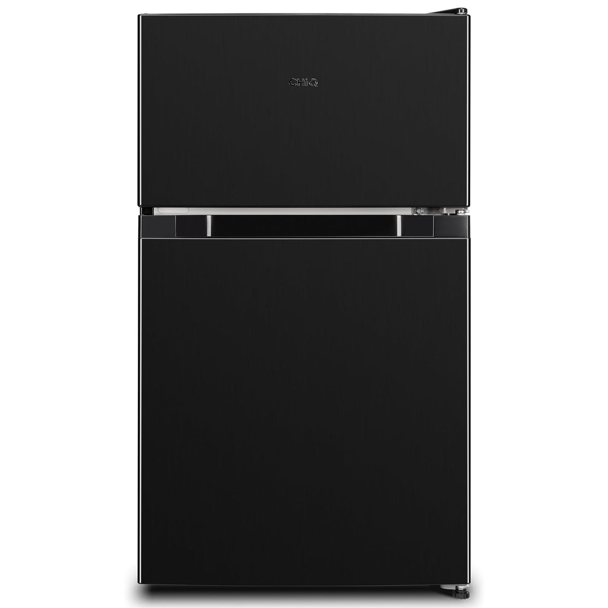 CHiQ 86L Compact Top Freezer Refrigerator with 85cm & LED Black