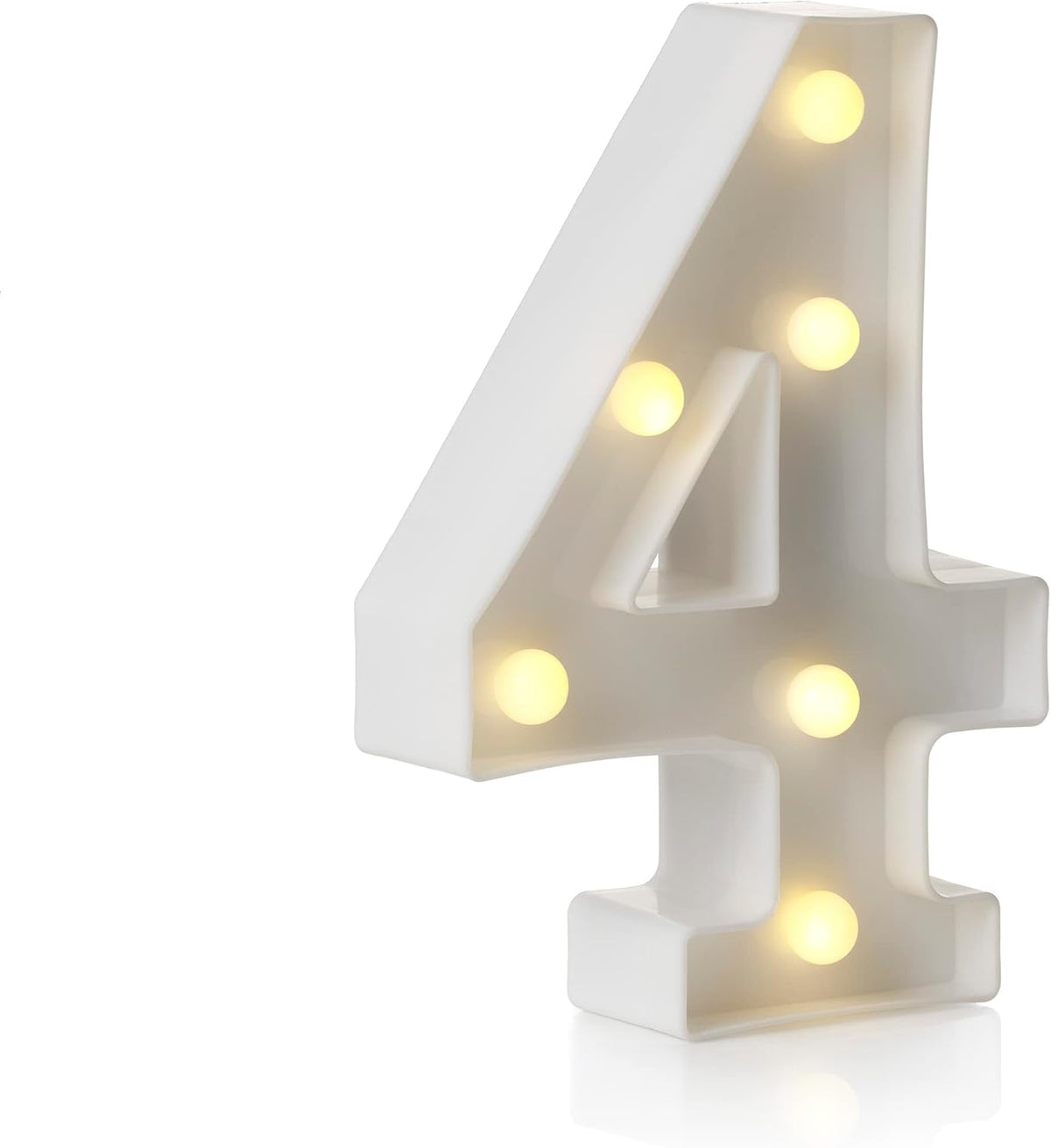 Auraglow LED Light Up Letter C Sign, Battery Powered Party Decoration