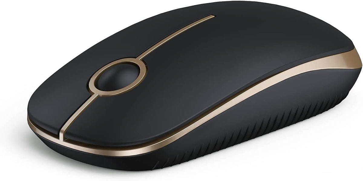 Seenda Wireless Mouse, Silent with 2.4G USB Receiver, Black
