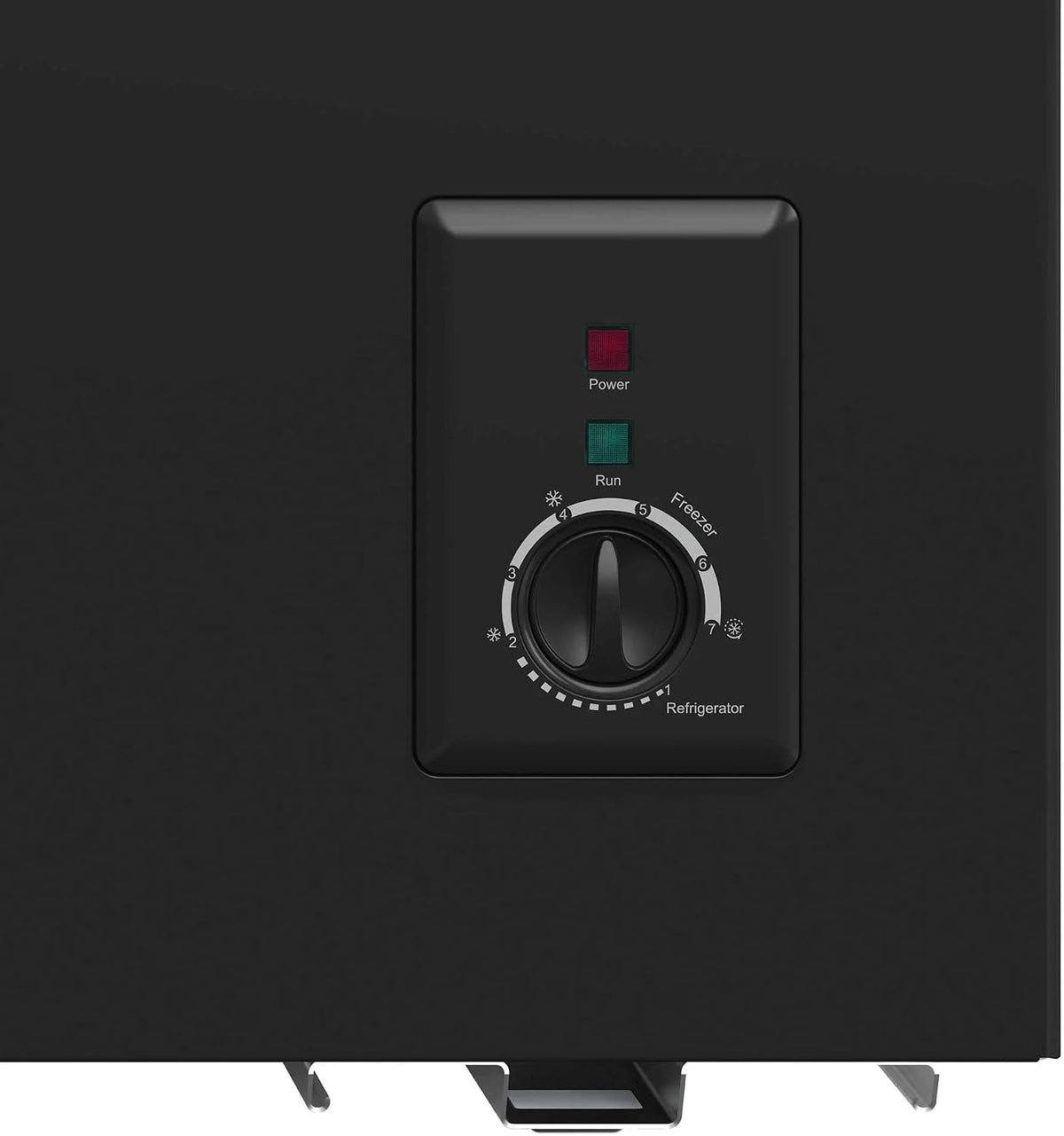 Baridi 299L Freestanding Chest Freezer with Adjustable Thermostat, Black - DH261