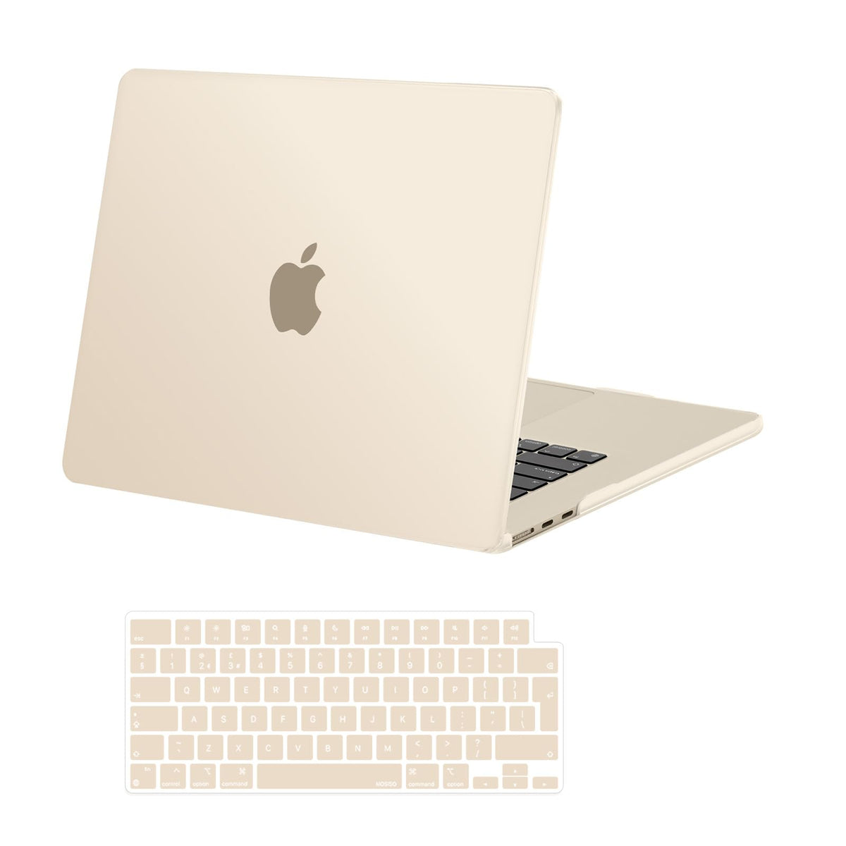 MOSISO Compatible with MacBook Air 13 inch Case M5-M2, Crystal Clear