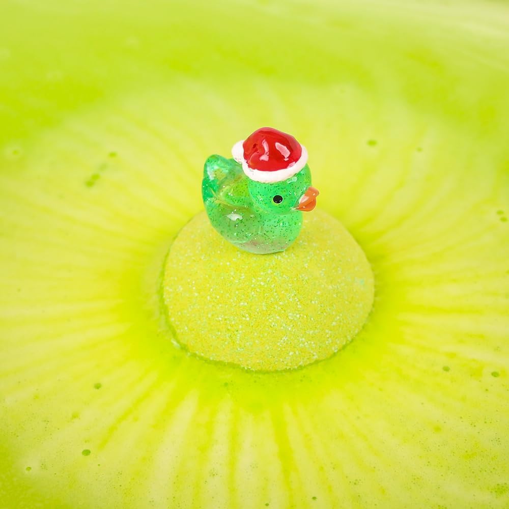 ZIMPLI - Large Christmas Duck Surprise Bath Bomb, 1 of 6 Duck Toys to Collect, One per Baff Bomb, Christmas Toys for Children, Bath Toy Stocking Fillers