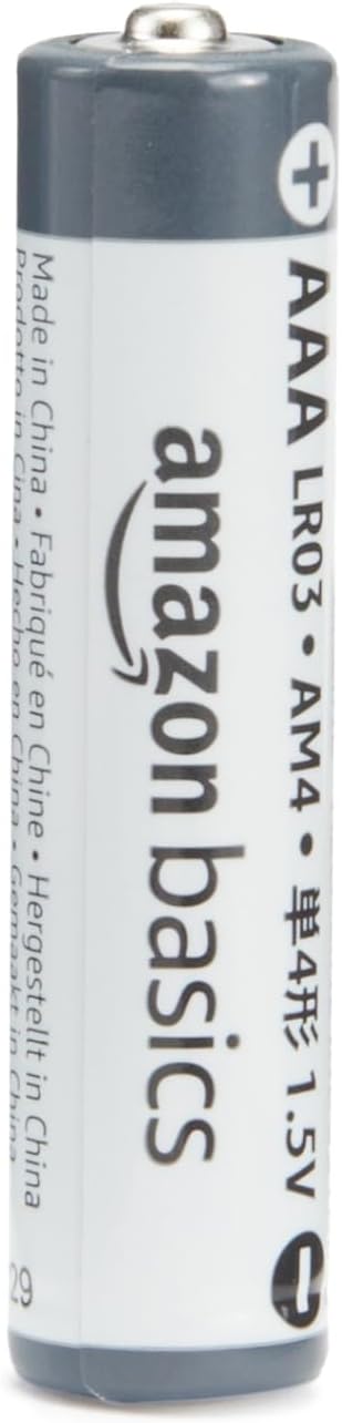 Amazon Basics 40-Pack AAA Alkaline Industrial Batteries, 1.5 Volt, 5-Year Shelf Life