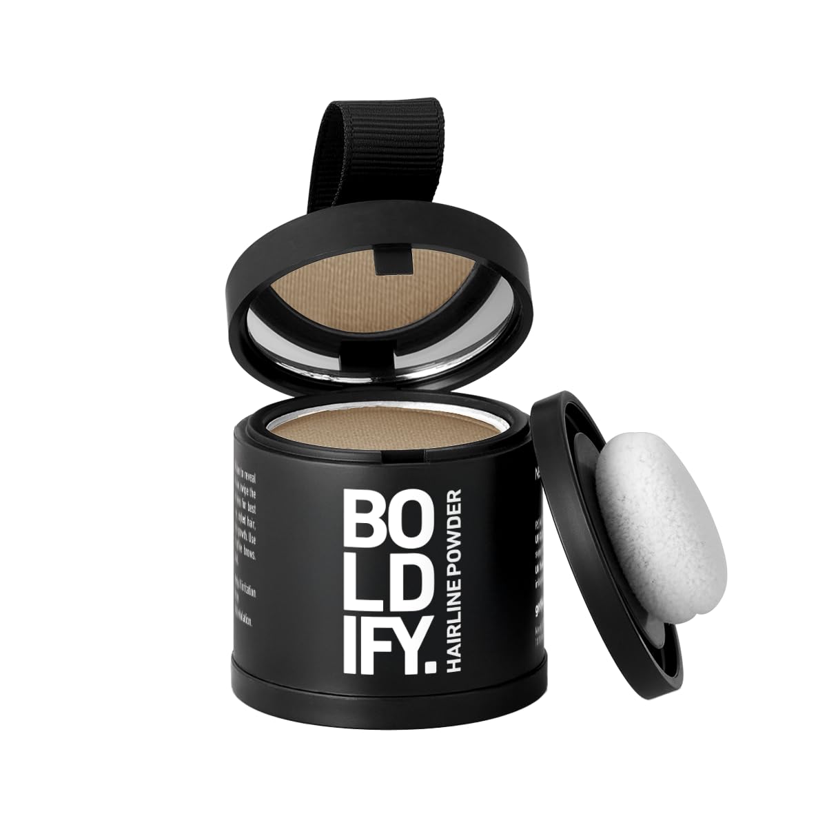 Boldify Hairline Powder, Root Touch Up Hair Color - Light Brown 10g