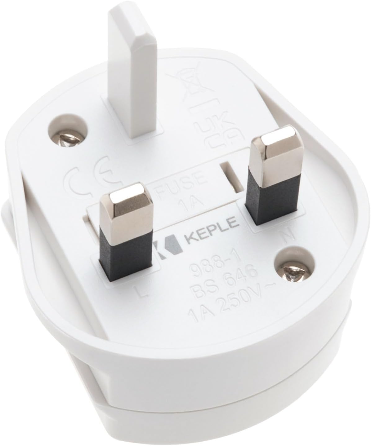 Toothbrush Adaptor Plug UK Charger Adapter Shaver Socket 2 Pin to 3 Pin Electric for Razor Plugs Bathroom Two to Three Prong Charging Tooth Brush Plugs Adapters Electrical Shaving (White)
