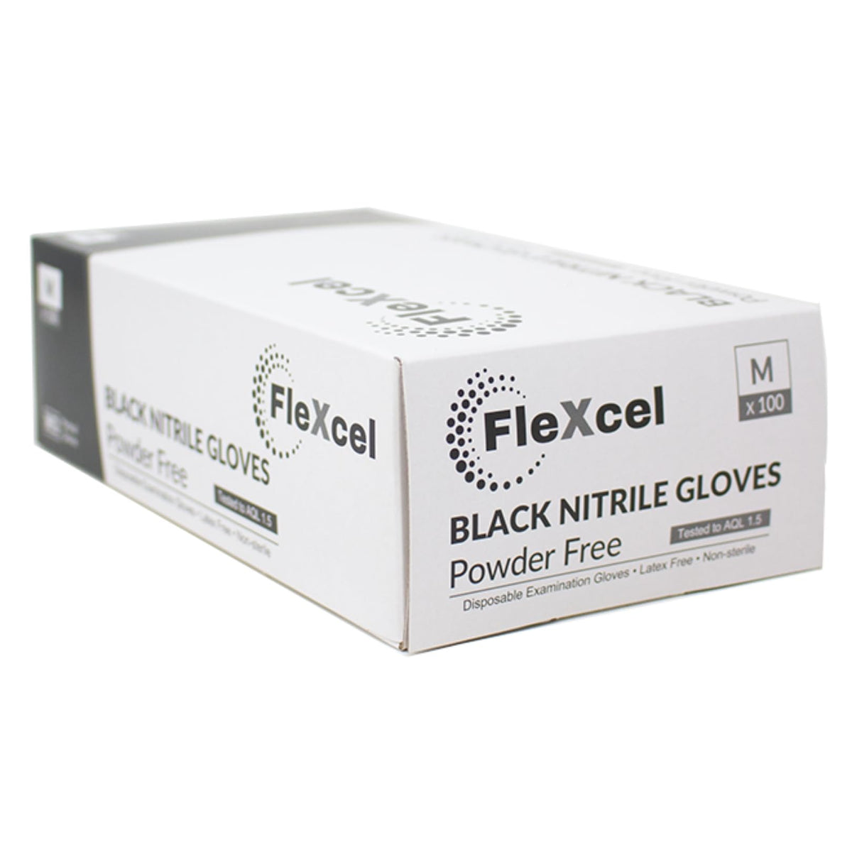 Powder Free Nitrile Gloves - Medical-Grade, Latex-Free, Food Safe (Box of 100)