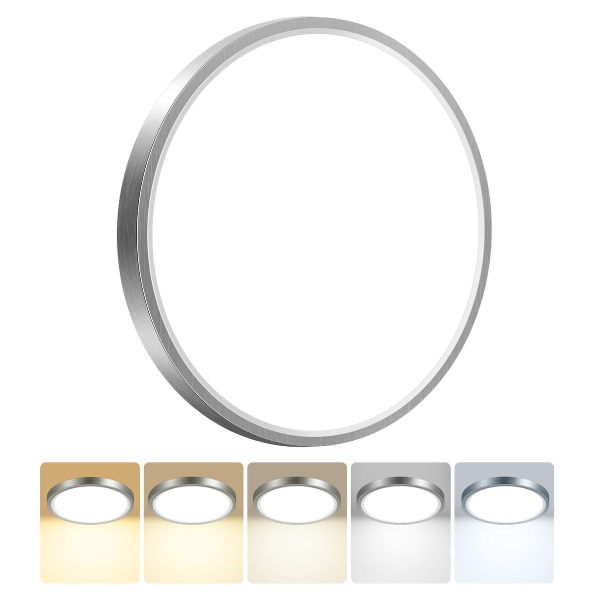 Peasur Bathroom Light, 3000K/3500K/4000K/5000K/6500K 5 Color Temperature