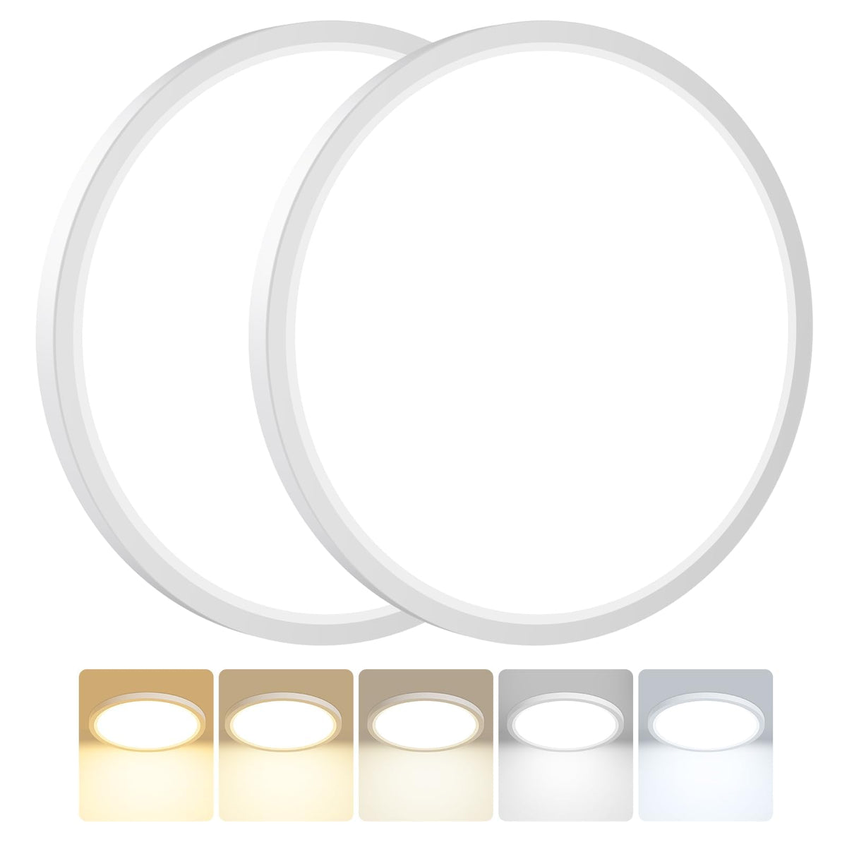 Peasur Bathroom Light, 3000K/3500K/4000K/5000K/6500K 5 Color Temperature