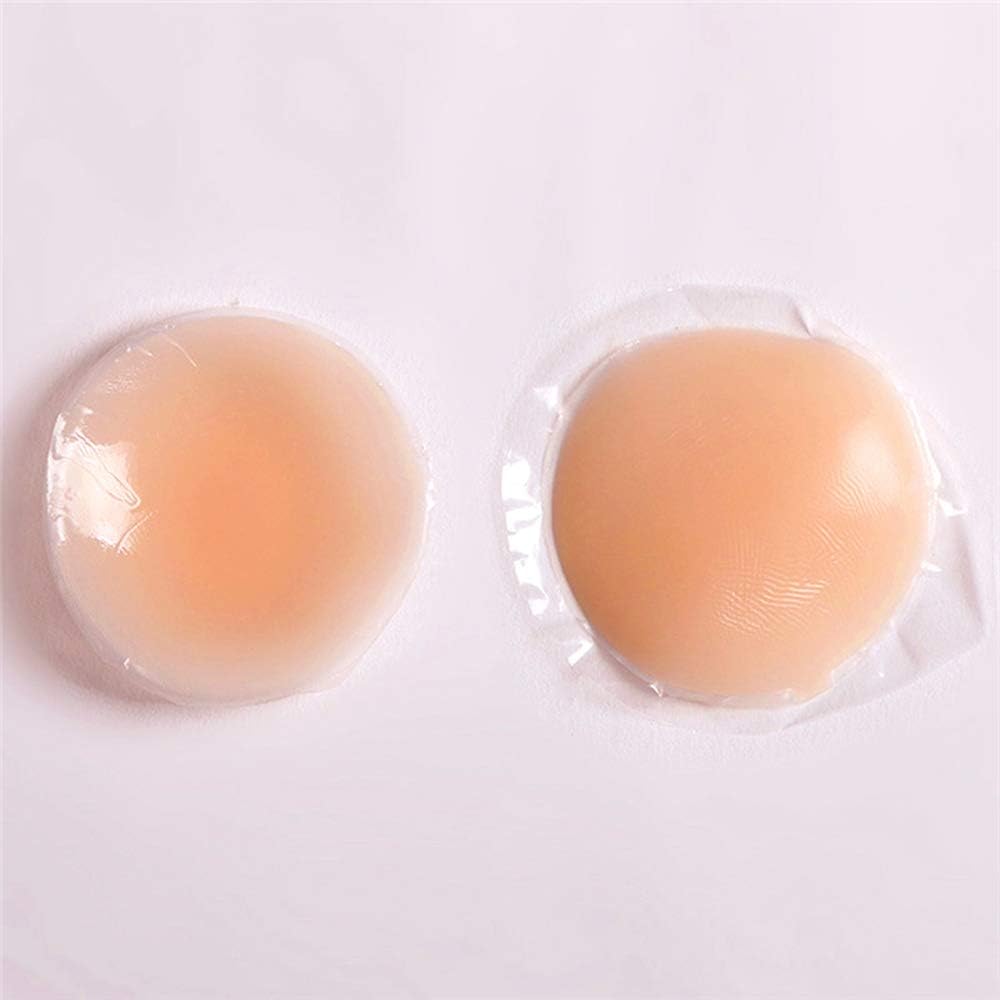 2 Pairs Silicone Nipple Covers Pasties Invisible Reusable Adhesive for Party Dress
