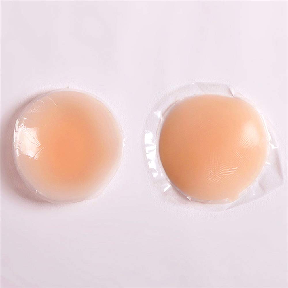 2 Pairs Silicone Nipple Covers Pasties Invisible Reusable Adhesive for Party Dress