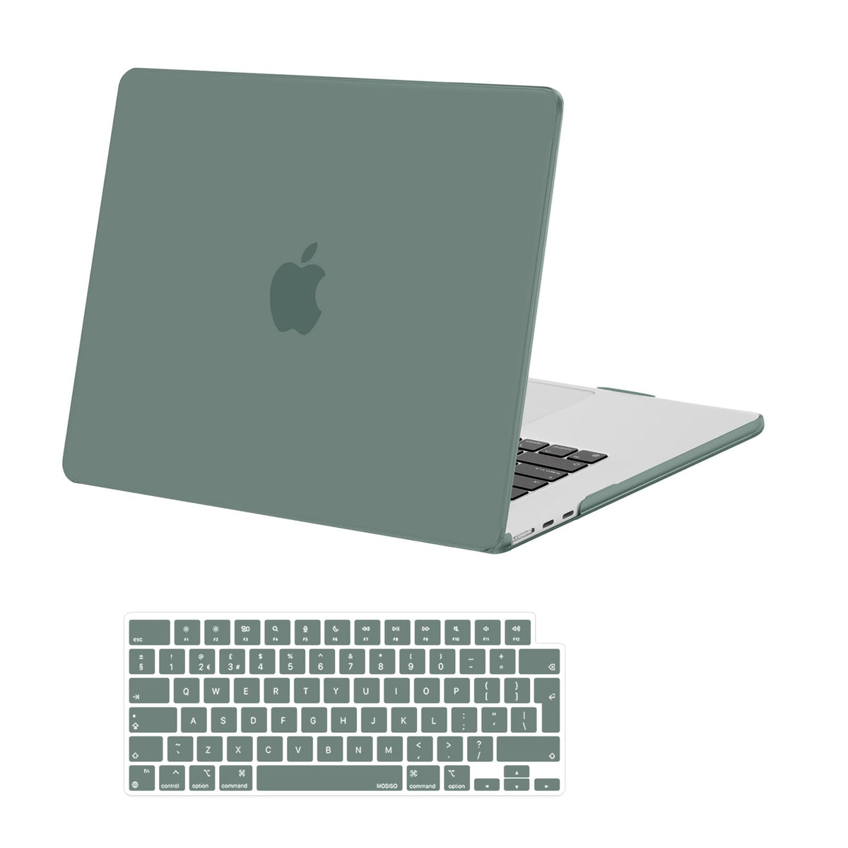 MOSISO Compatible with MacBook Air 13 inch Case M5-M2, Crystal Clear