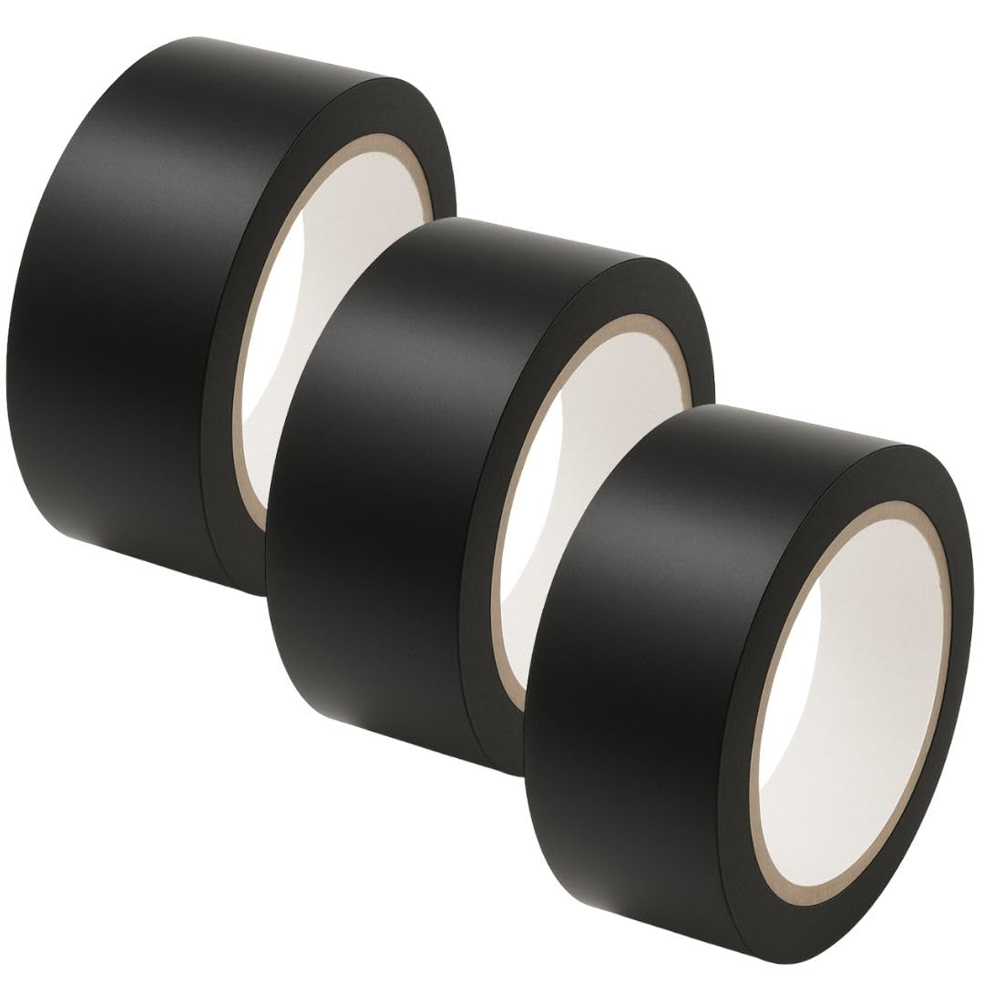 GTSE 50mm x 5m Black Anti Slip Tape, High Traction, Strong Grip Abrasive, Non Skid Tape for Indoor/Outdoor Use, Tread Warning Tape