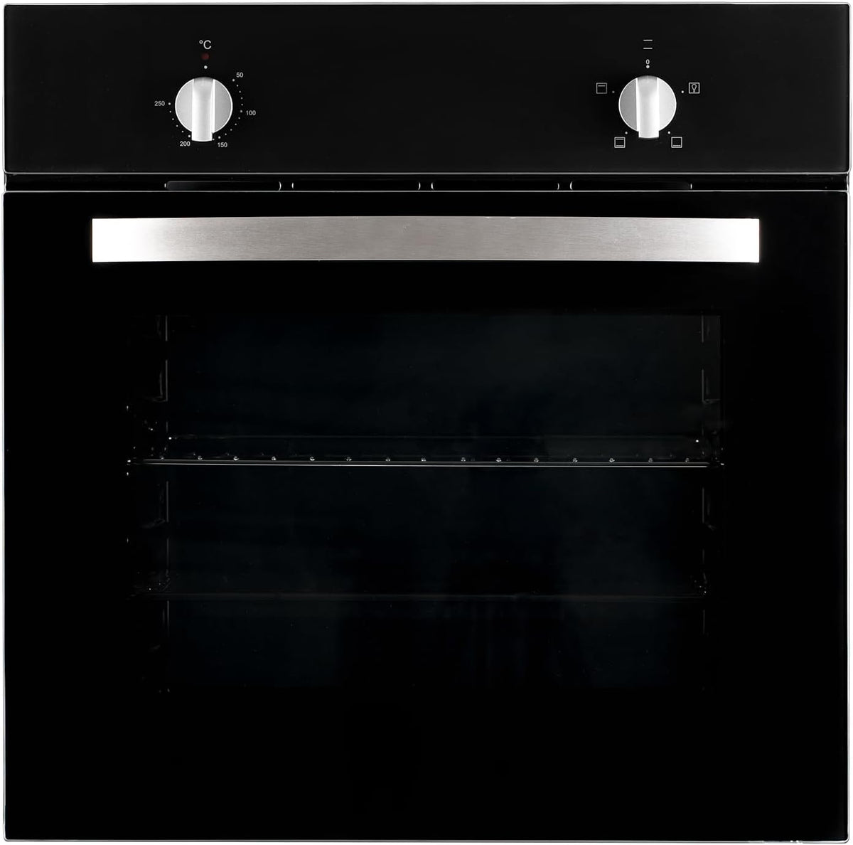60cm Single Electric Oven In Black, Multi-function - SIA SSO59BL