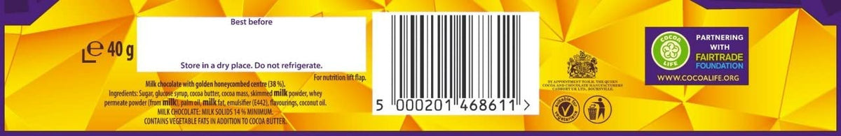 Cadbury Crunchie Single (Pack of 12)