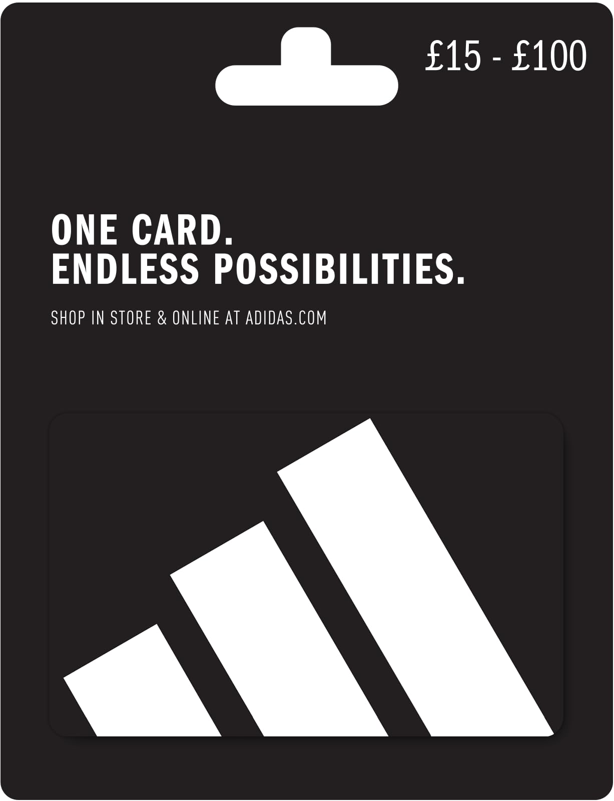 adidas Physical Gift Card - UK Redemption Only - Delivery by post - £50