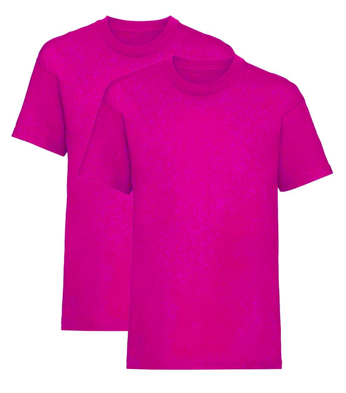 Listers Schoolwear Boys T-Shirt (Pack of 2) 100% Cotton 1-15 Years
