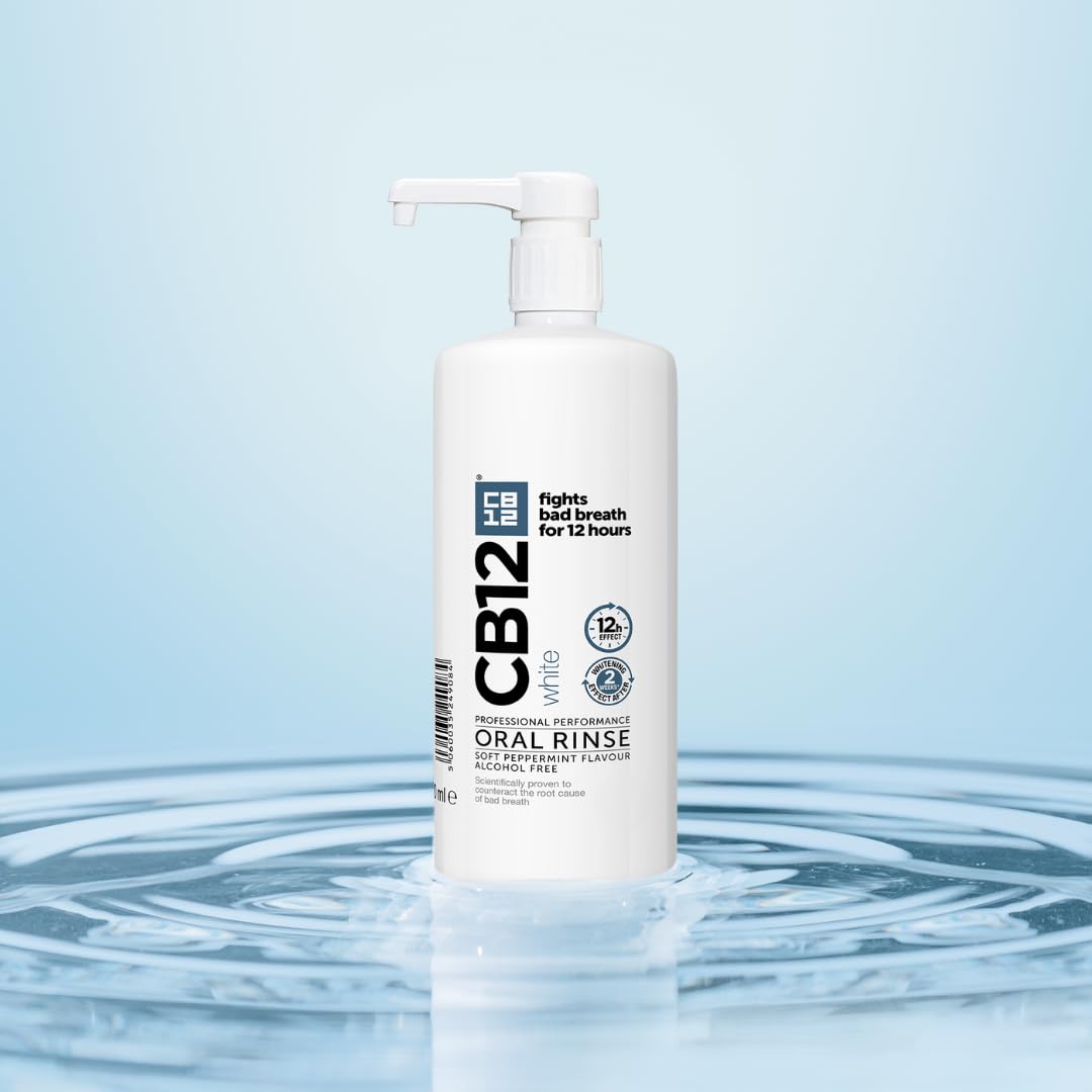 CB12 Whitening Mouthwash Alcohol Free for 12H Bad Breath Treatment 250ml
