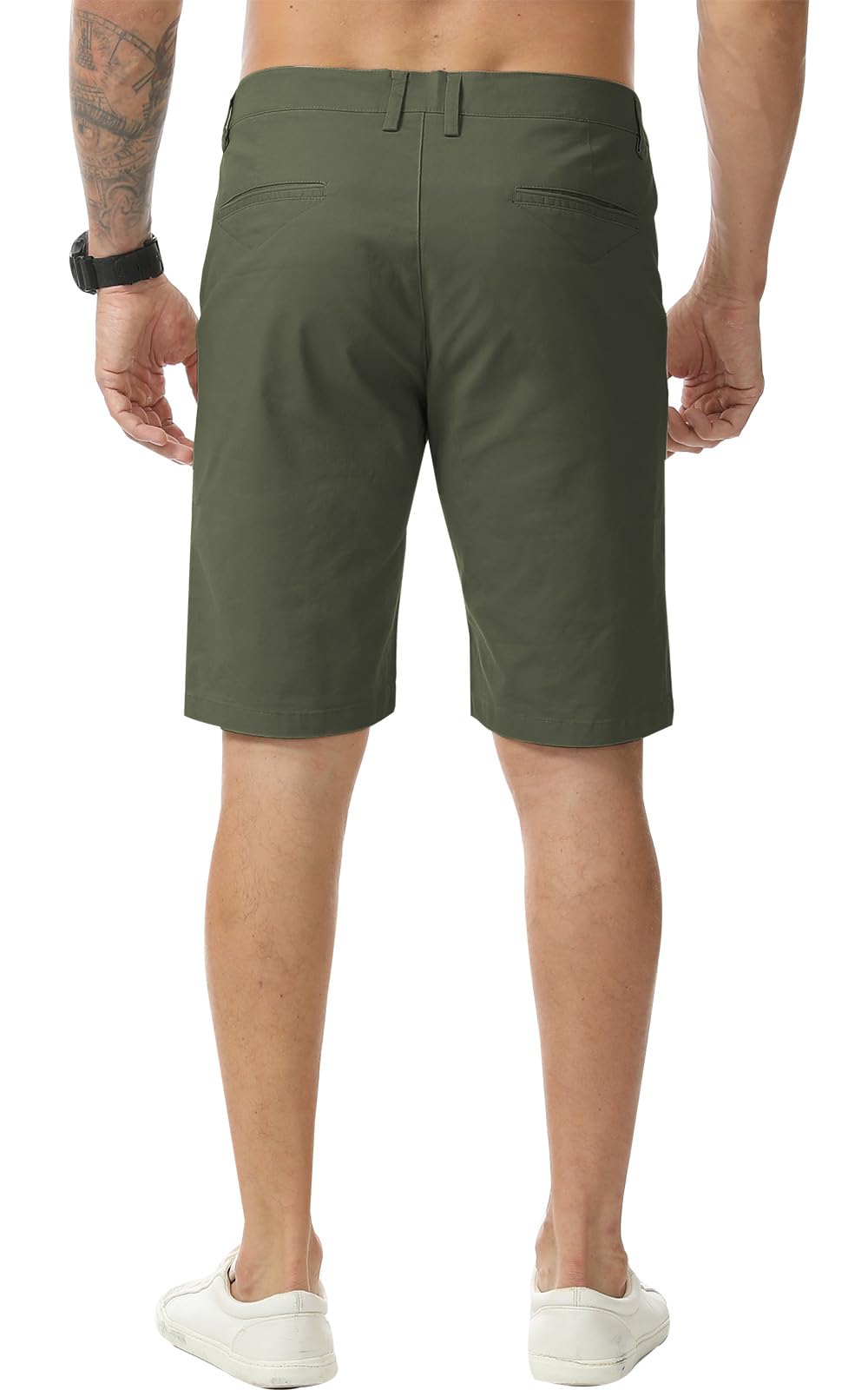 Men’s 7”/ 9” Chino Shorts Casual Elasticated Waist with 4 Pockets
