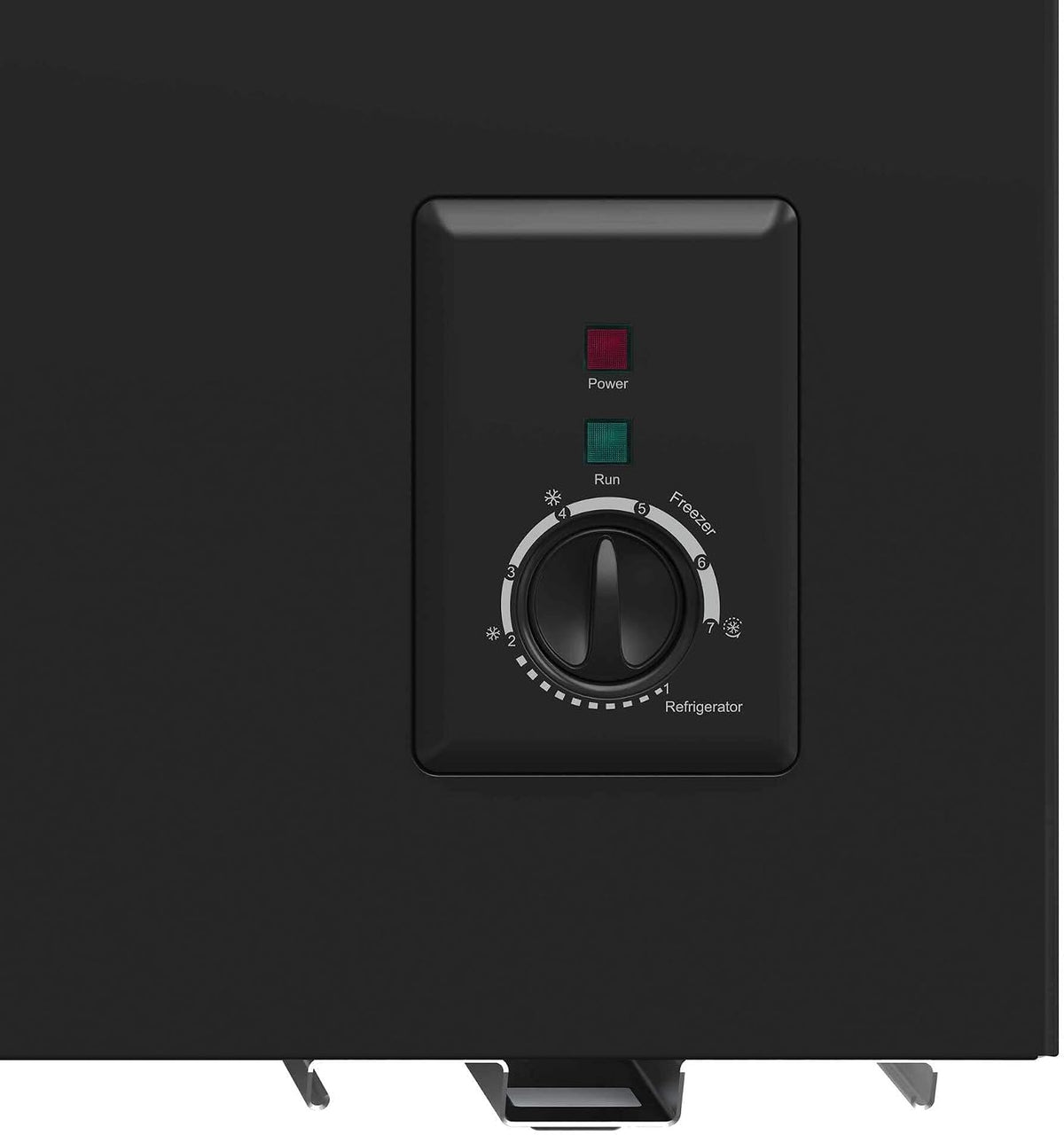 Baridi 299L Freestanding Chest Freezer with Adjustable Thermostat, Black - DH261
