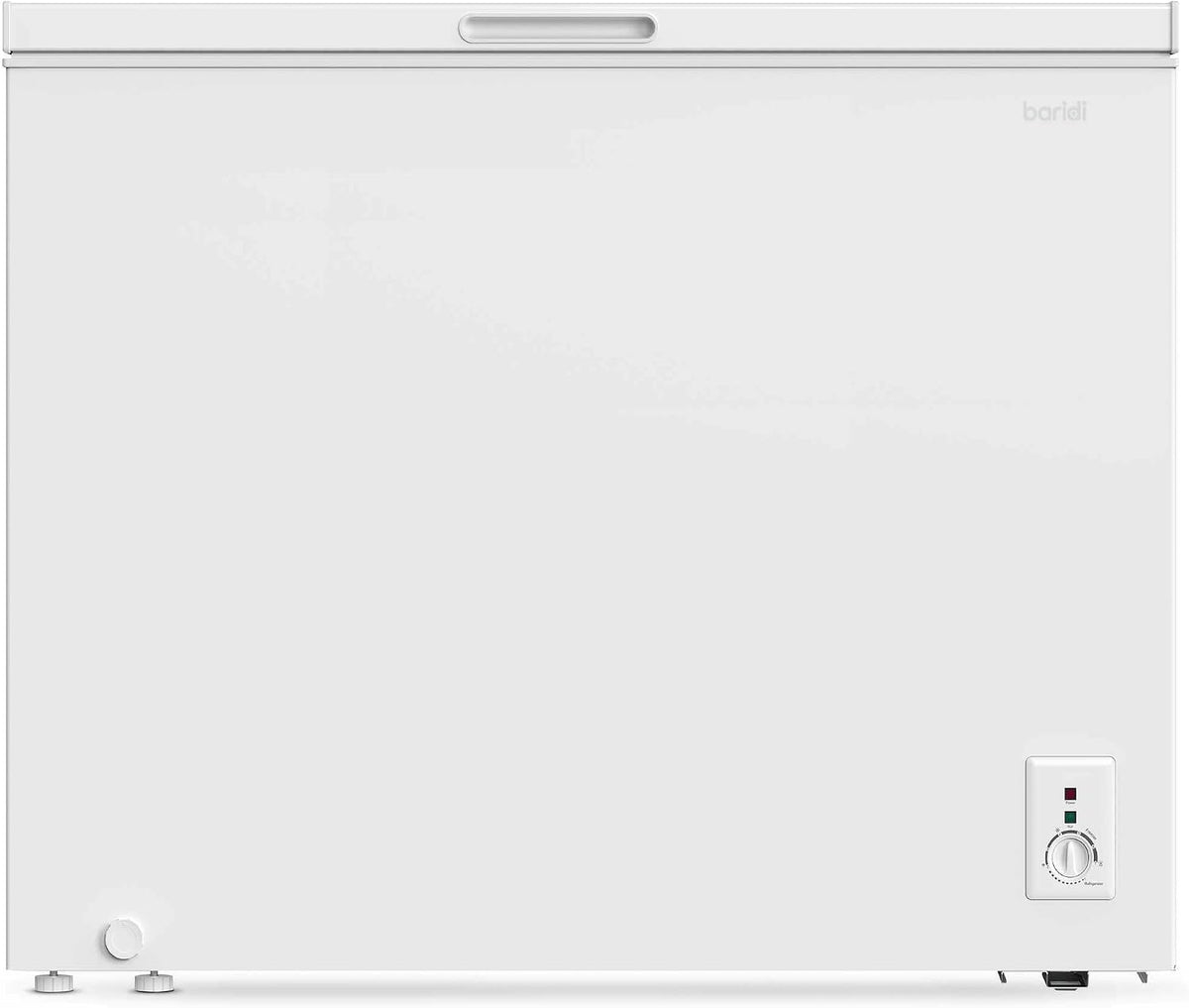 Baridi 299L Freestanding Chest Freezer with Adjustable Thermostat, Black - DH261