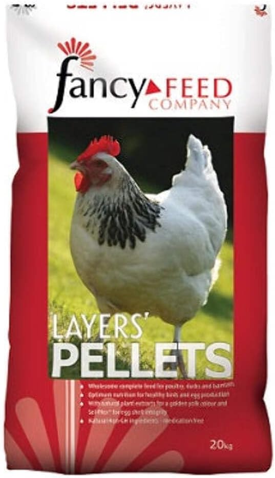 Fancy Feeds Layers Pellets Complete Poultry Feed, 20 kg