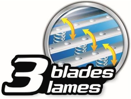 Bic Flex3 Disposable Razor, Black, 3 Blades, Pivoting Head, 4 count (Men's)