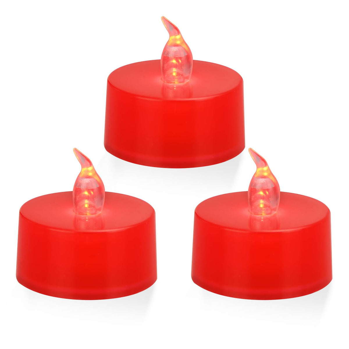 24 Pack LED Tea Lights, Warm White Light, for Decoration