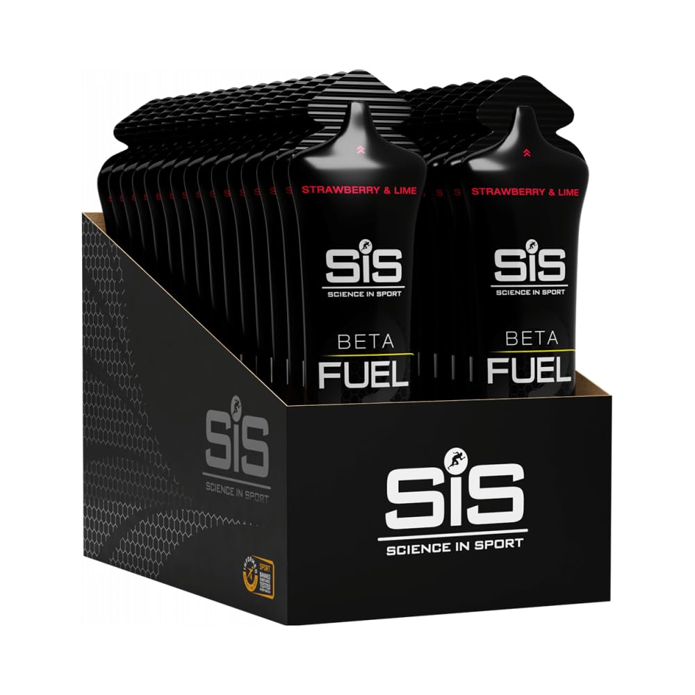 Science in Sport BETA Fuel Gels, Strawberry & Lime, 6 x 60ml