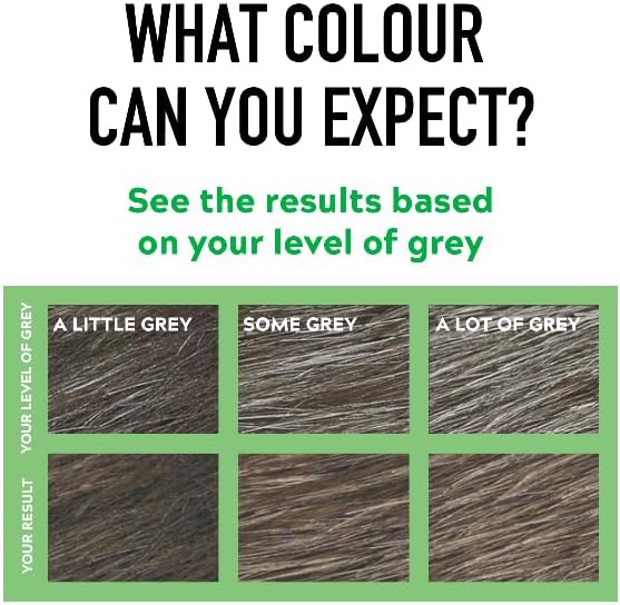 Just for men Original Formula Dark Brown Black Hair Dye, Restores Original Colour for a Natural Look H45