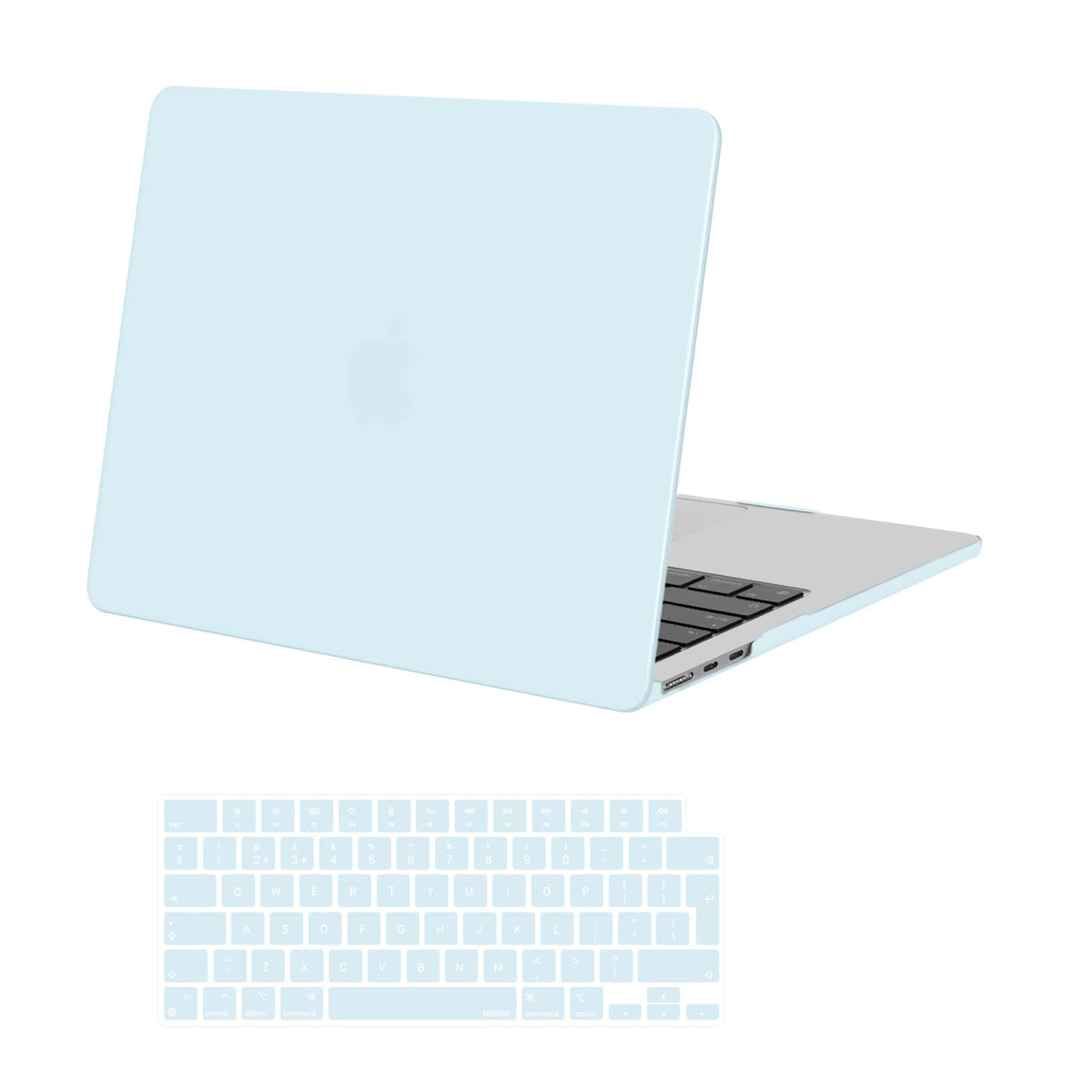 MOSISO Compatible with MacBook Air 13 inch Case M5-M2, Crystal Clear