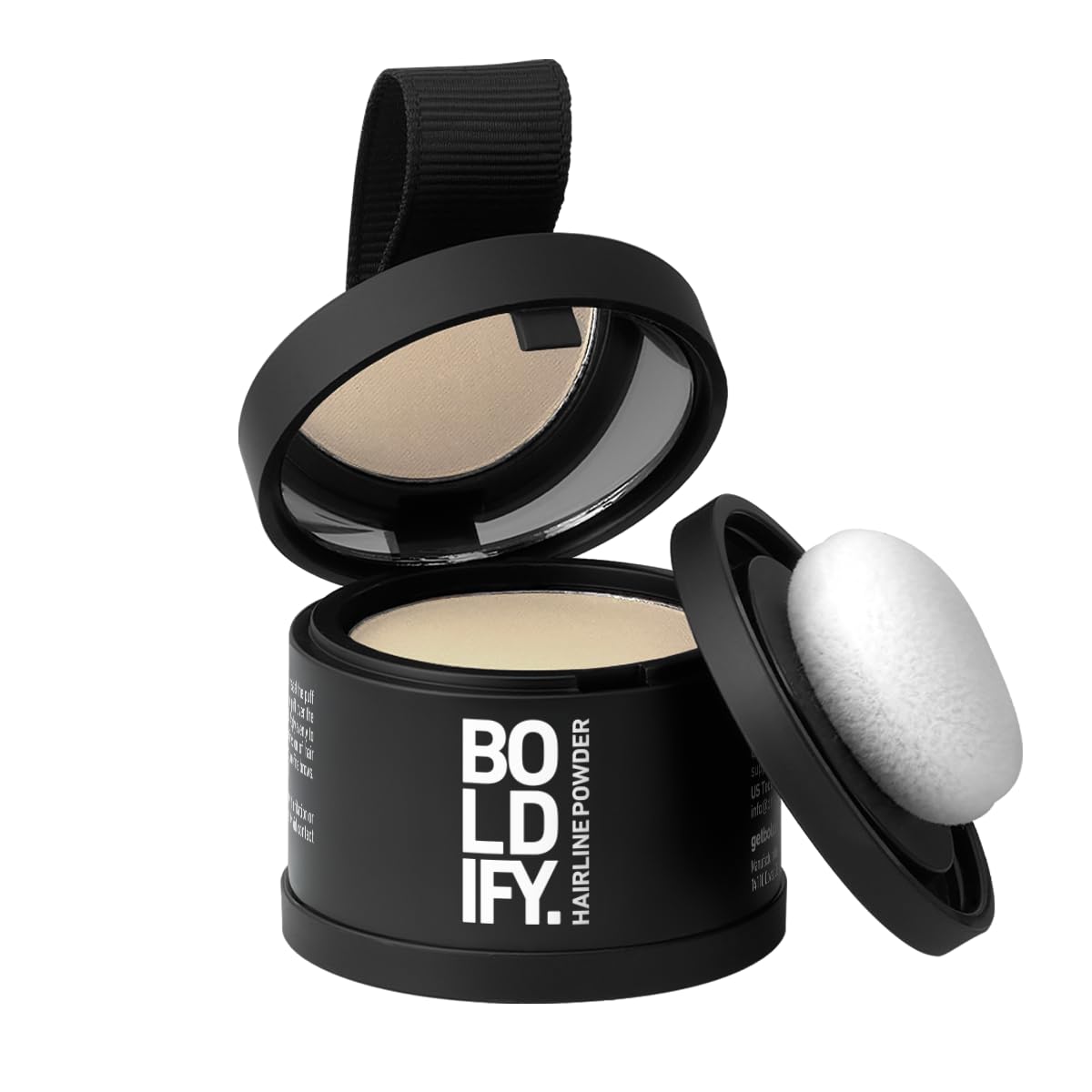Boldify Hairline Powder, Root Touch Up Hair Color - Light Brown 10g