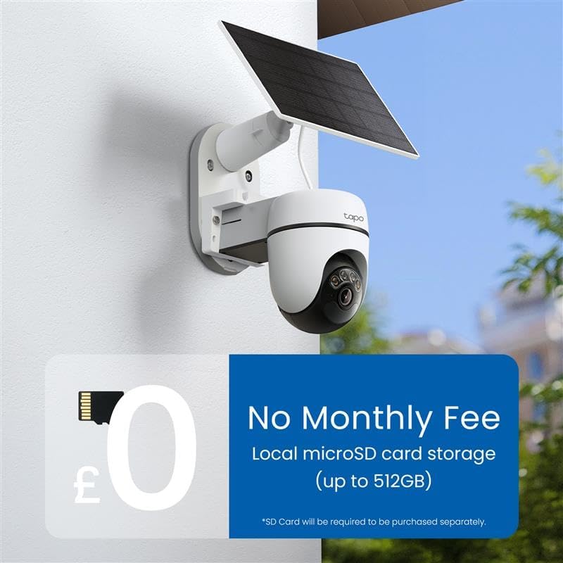 Tapo TC90 KIT 2K 3MP Solar Pan/Tilt Outdoor Security Camera Wireless
