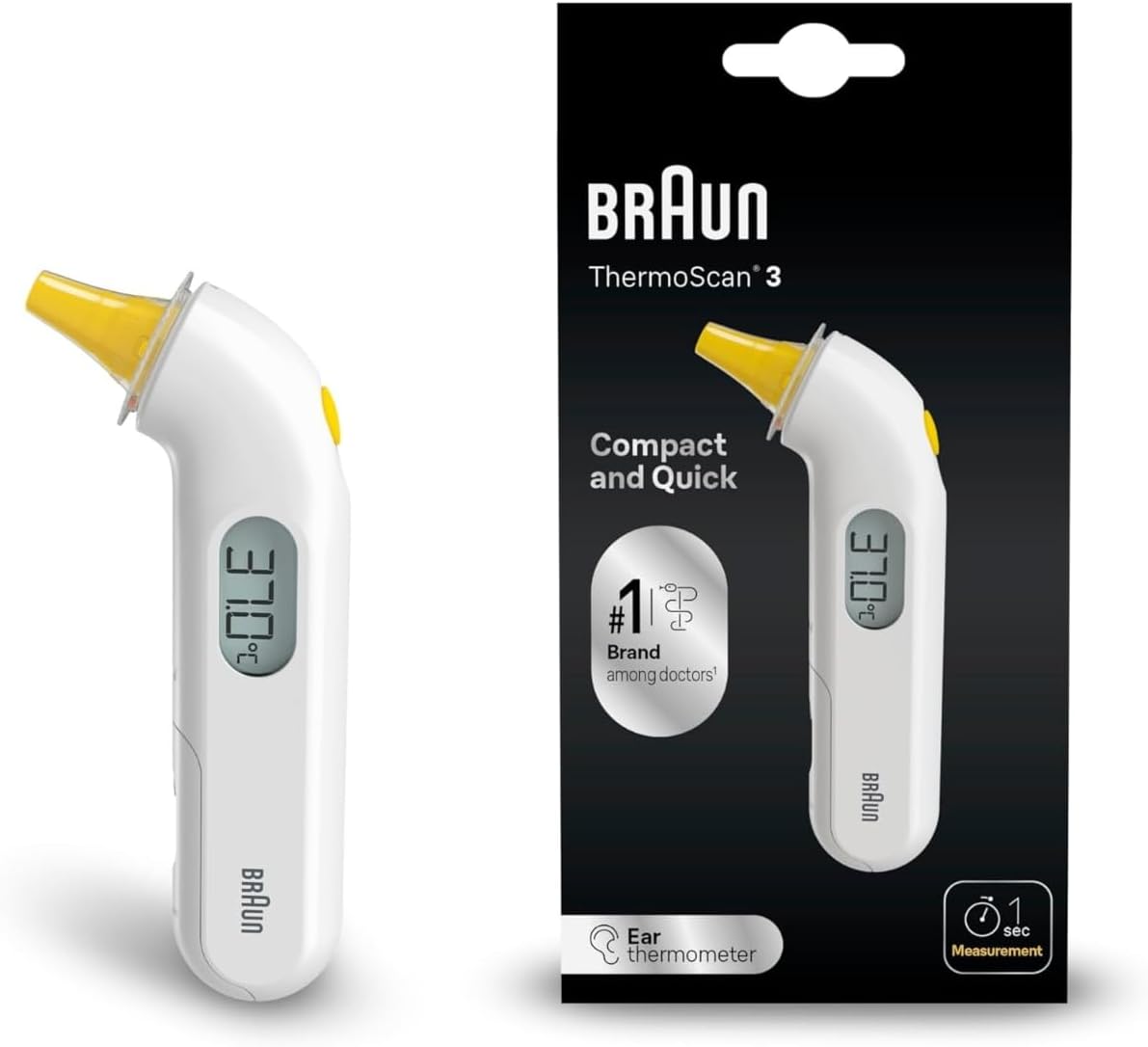 Braun ThermoScan 3 Ear thermometer | #1 Brand among doctors1