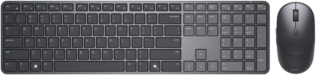 Dell Pro 7 Slim Keyboard and Mouse - KM726 - US International (QWERTY)