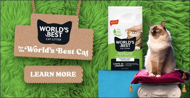 WORLD'S BEST CAT LITTER Comfort Care Unscented, 28-Pounds