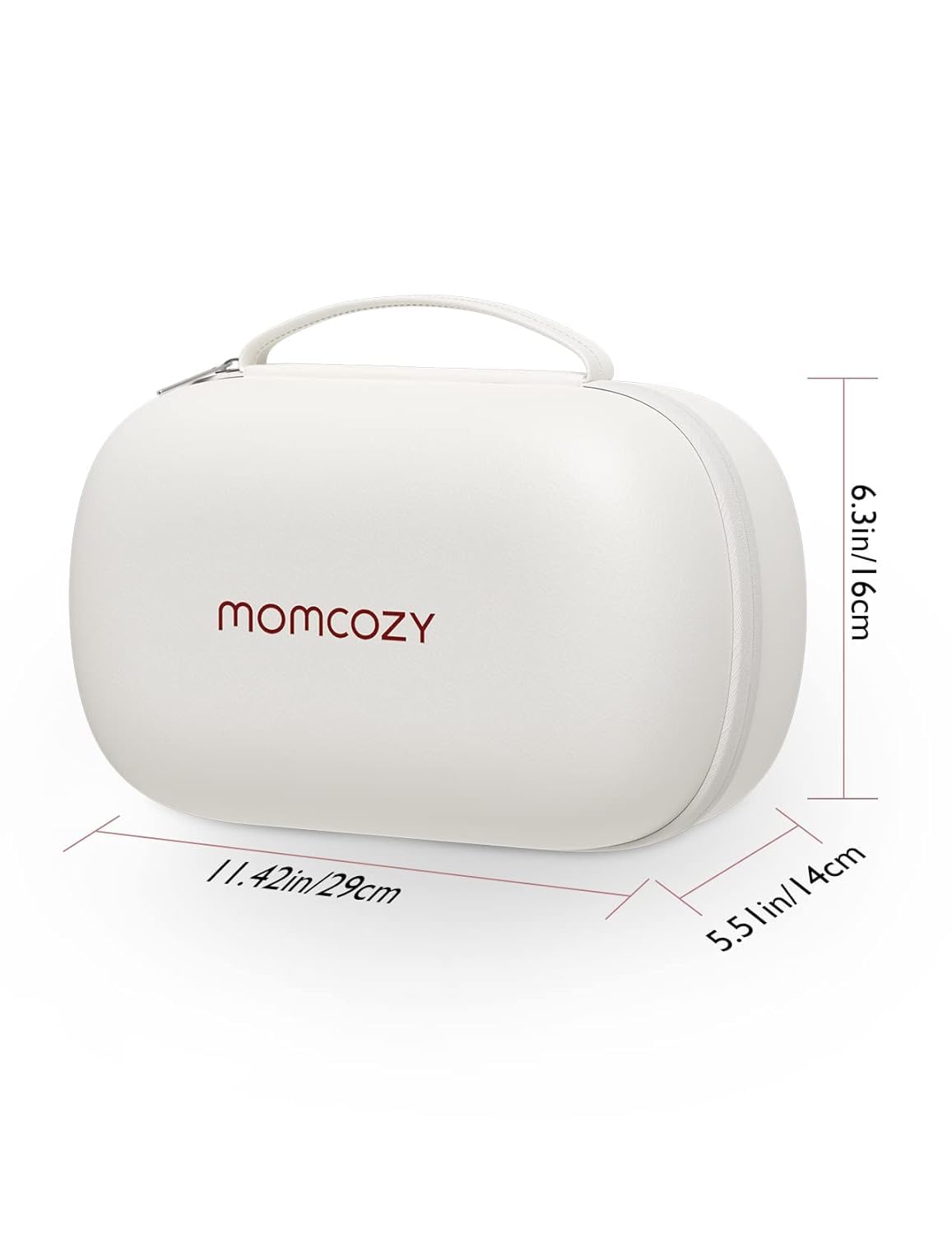 Momcozy Full Set Collector Cup Only Compatible with Momcozy M5 NOT for Others. Original M5 Breast Pump Replacement Accessories (160ml, with Double-Sealed Flange 24mm)