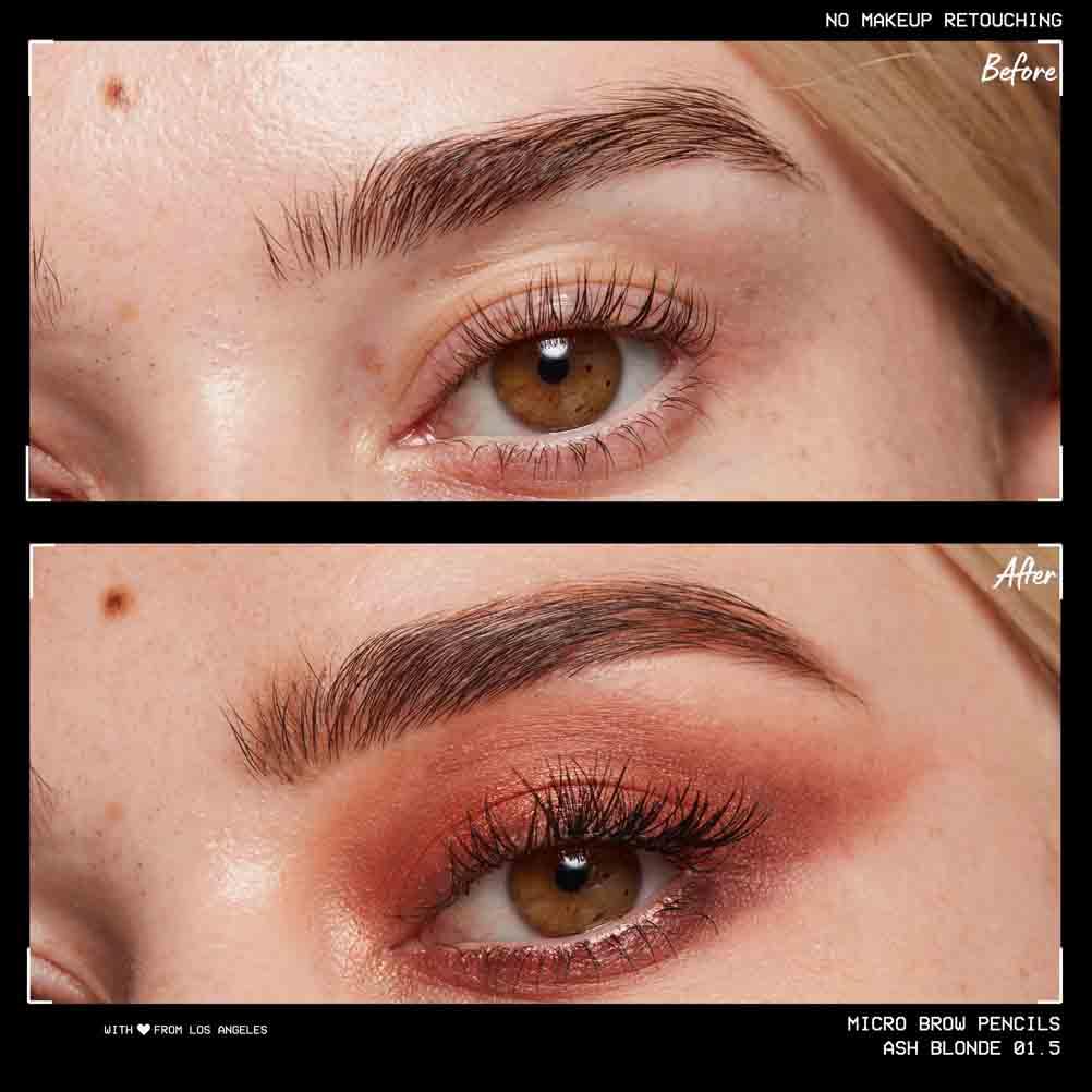 NYX Professional Makeup Micro Brow Pencil, Dual Ended Precise: Ash Brown