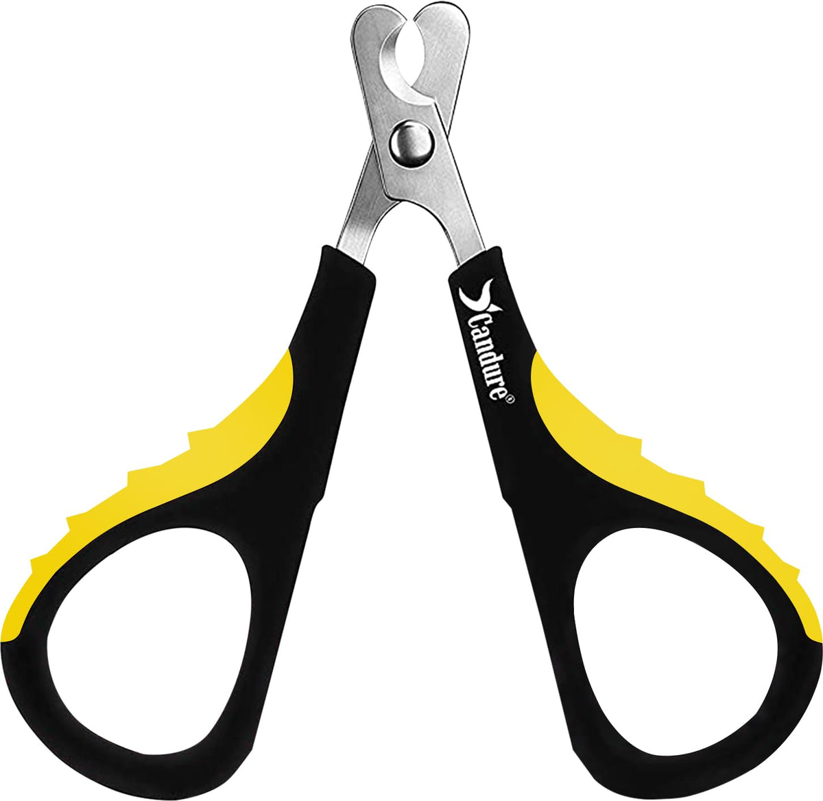 Candure Dog Nail Clippers for Large, Medium and Small Breed Professional Pet Nail Clipper Suitable for Cats, Rabbits and Guinea Pigs with Safety Lock (All Size Pets, Dark Blue)
