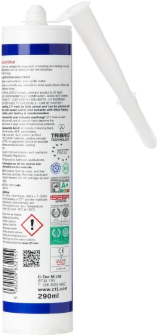CT1 White TRIBRID® Multi Purpose Sealant & Adhesive - 290ml