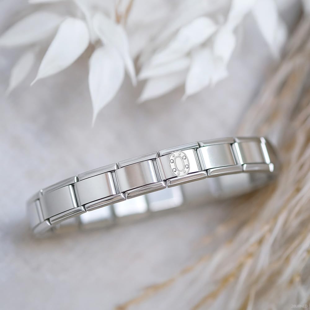 Italian Charm Link Number Birthday Milestones fit 9mm bracelet