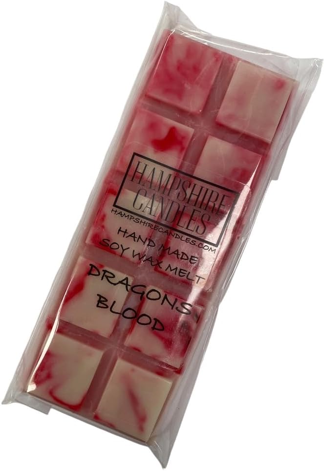 Dragons Blood Wax Melts | Strong Scented | Soy Wax | Handmade Snap Bar | (1 Bar)