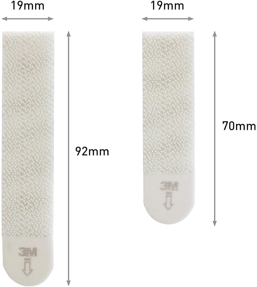 Command Picture Hanging Strips, Value Pack, 4x2 Pairs of Medium, 8x2 Pairs of Large - Damage Free Hanging