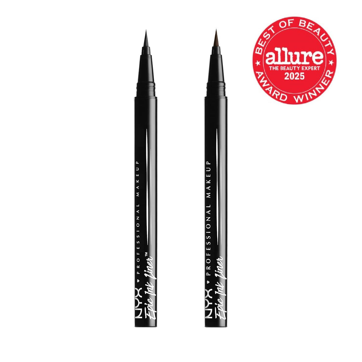 NYX Professional Makeup Eye Liner, Epic Ink Waterproof Liner, Black