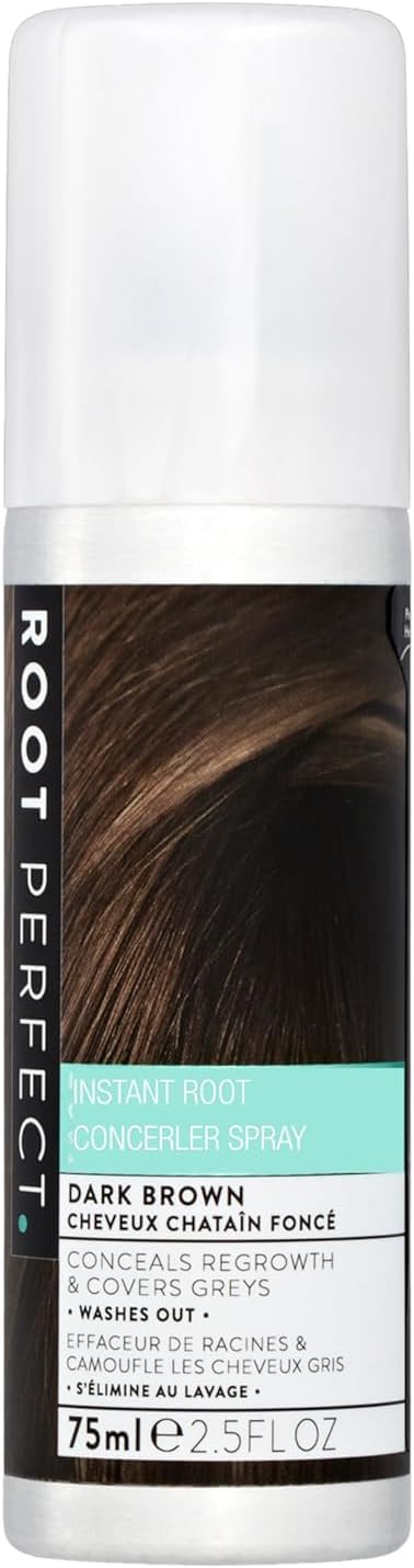 Root Perfect Root Touch Up Concealer Spray Dark Brown 75ml